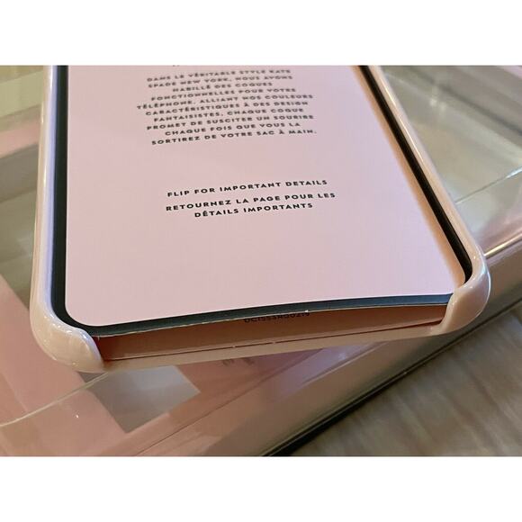 Kate Spade Stripe Resin iPhone XS MAX Comold Case - Picture 5 of 7